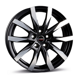 Borbet CW5 black polished matt