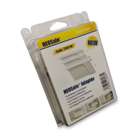adapter voor inbouw 1958 slot, wit/creme