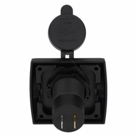 Opal Power Line 2x USB-C PD 36W charger with cover frame black