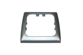 Opal afdekraam 1 weg silver