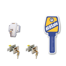 safetypack, 2x inbouwslot, 1x framelock