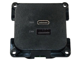 C-line USB A+C contactdoos