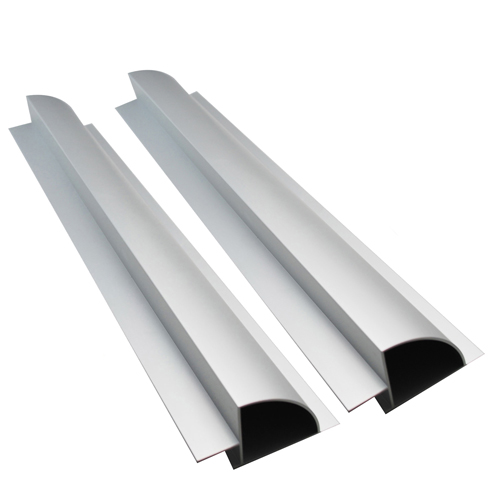 Spoiler Profiel Set Quick Mount 55cm zilver