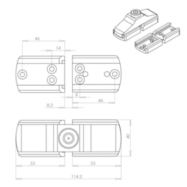 SET Veiligheidssloten voor zij- of achterdeuren van bestelwagen.