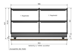 Garage opbergsysteem Loadmove R2