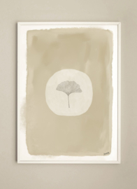 Poster Ginkgo White