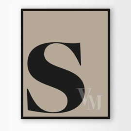 Poster Letter S