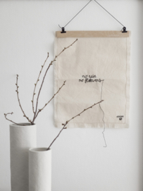 Stitched Art ‘No Rain No Flowers’