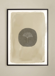 Poster Ginkgo Black