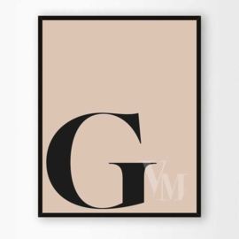 Poster Letter G