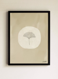 Poster Ginkgo White