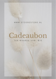 Cadeaubon €15