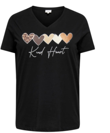 Only Carmakoma top 15379460 black v hals