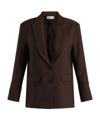 Ivy Beau Blazer 4201235 Dark chocolade