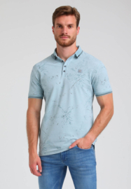 Gabbiano polo bright blue print 235526