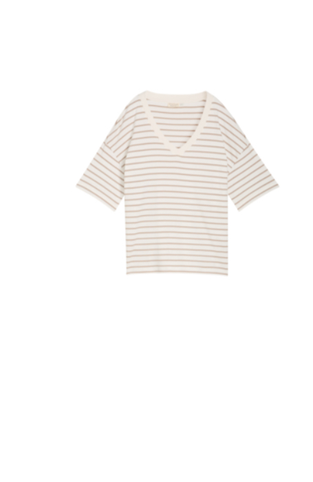 Tom Tailor Top  1050849 beige stripe