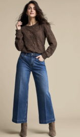 Red button Top Lace 5068 Espresso