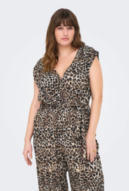 Only Carmakoma Jumpsuite Carsafari cuban sand Leo