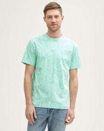 Tom Tailor top mint print 1045699