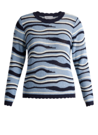 Ivy Beau trui 4201151 Dark blue multicolor
