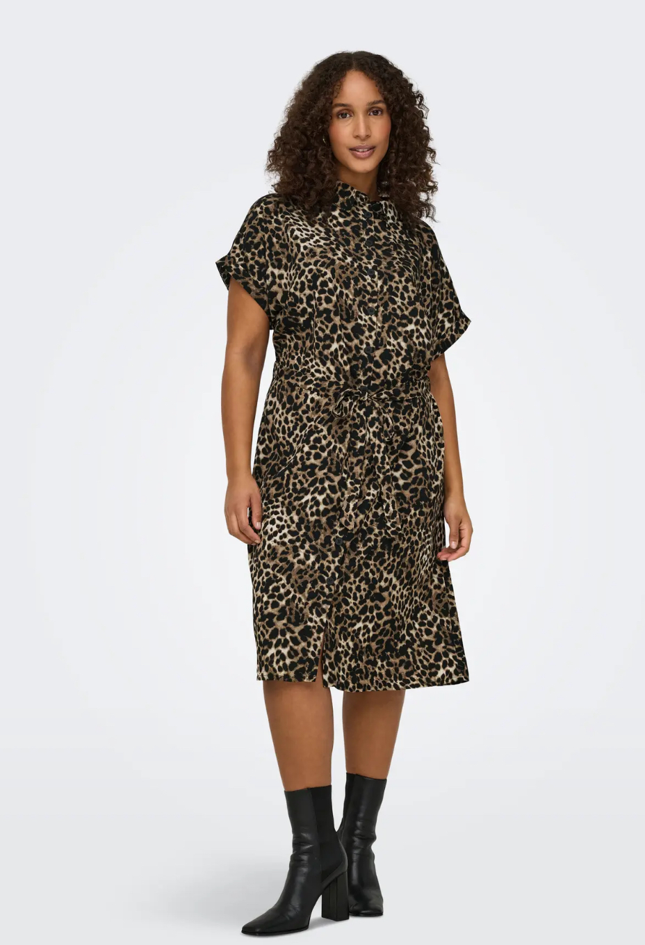 Only Carmakoma Jurk Sand Leo Cardiega