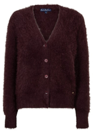 Red button Vest 5115 Burgundy
