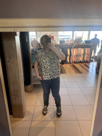 Tom Tailor Blouse 1049799 sand stone abstract