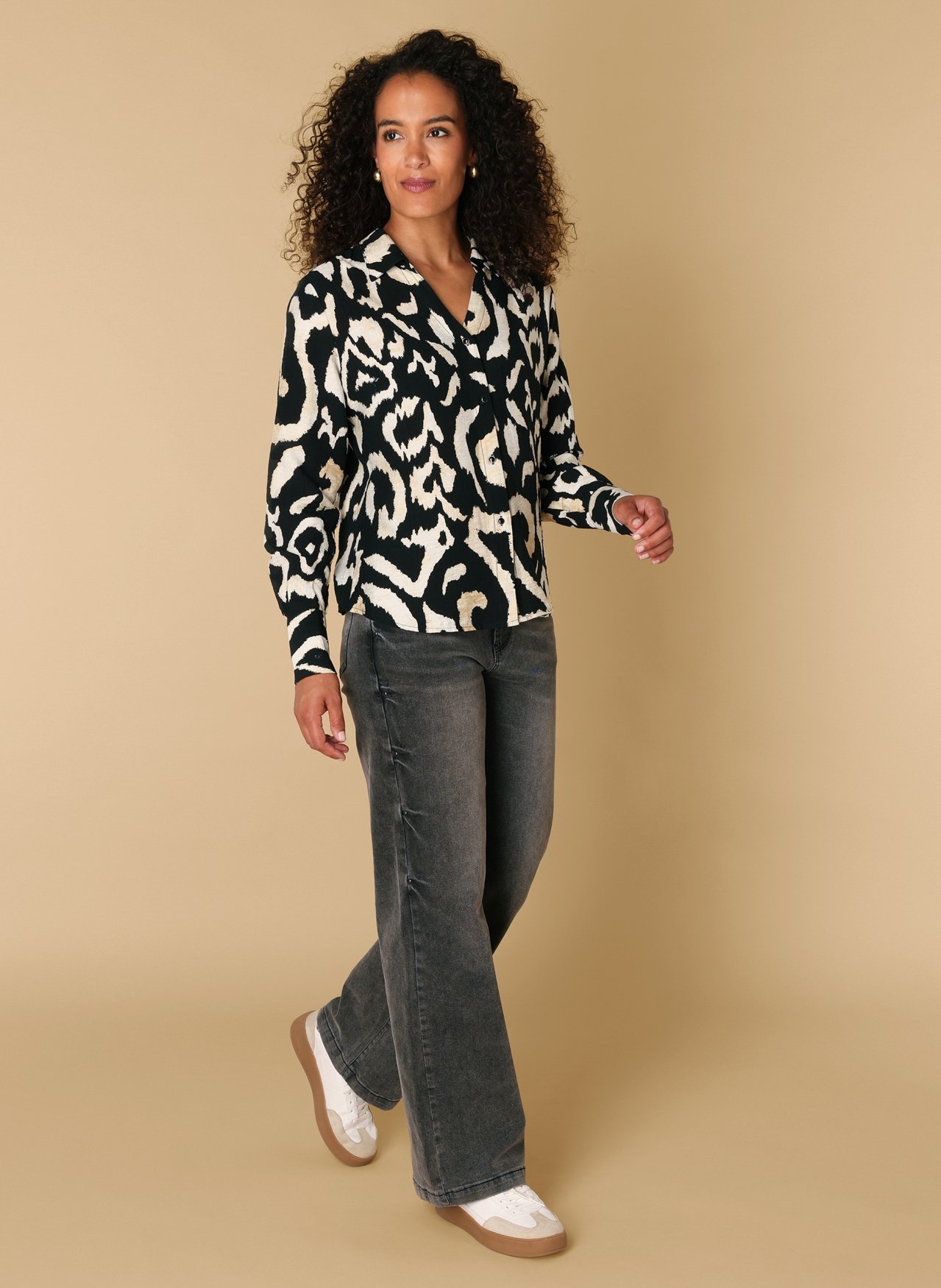 Ivy Beau blouse 4200836 Black multi