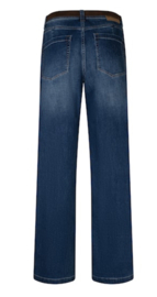 Red button Jeans wide leg Colette darkstone