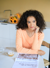 Ivy Beau trui Vina Peach