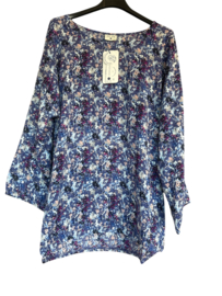 Zeze top Blue print Relly
