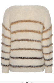 Red button Trui 5118 crème/ Brown