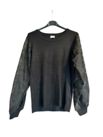 Ze-Ze sweater Abigail black kant