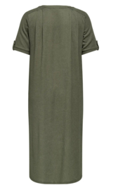 Only Carmakoma  jurk 15375588 olive
