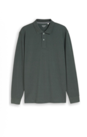 Tom Tailor Polo longsleeve 1052652 darkest olive
