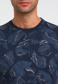 Gabbiano shirt navy print 154529