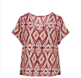 Only Carmakoma top 15381392 brick red print