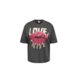 Only Carmakoma top 15354558 black phantom lips