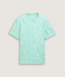 Tom Tailor top mint print 1045699