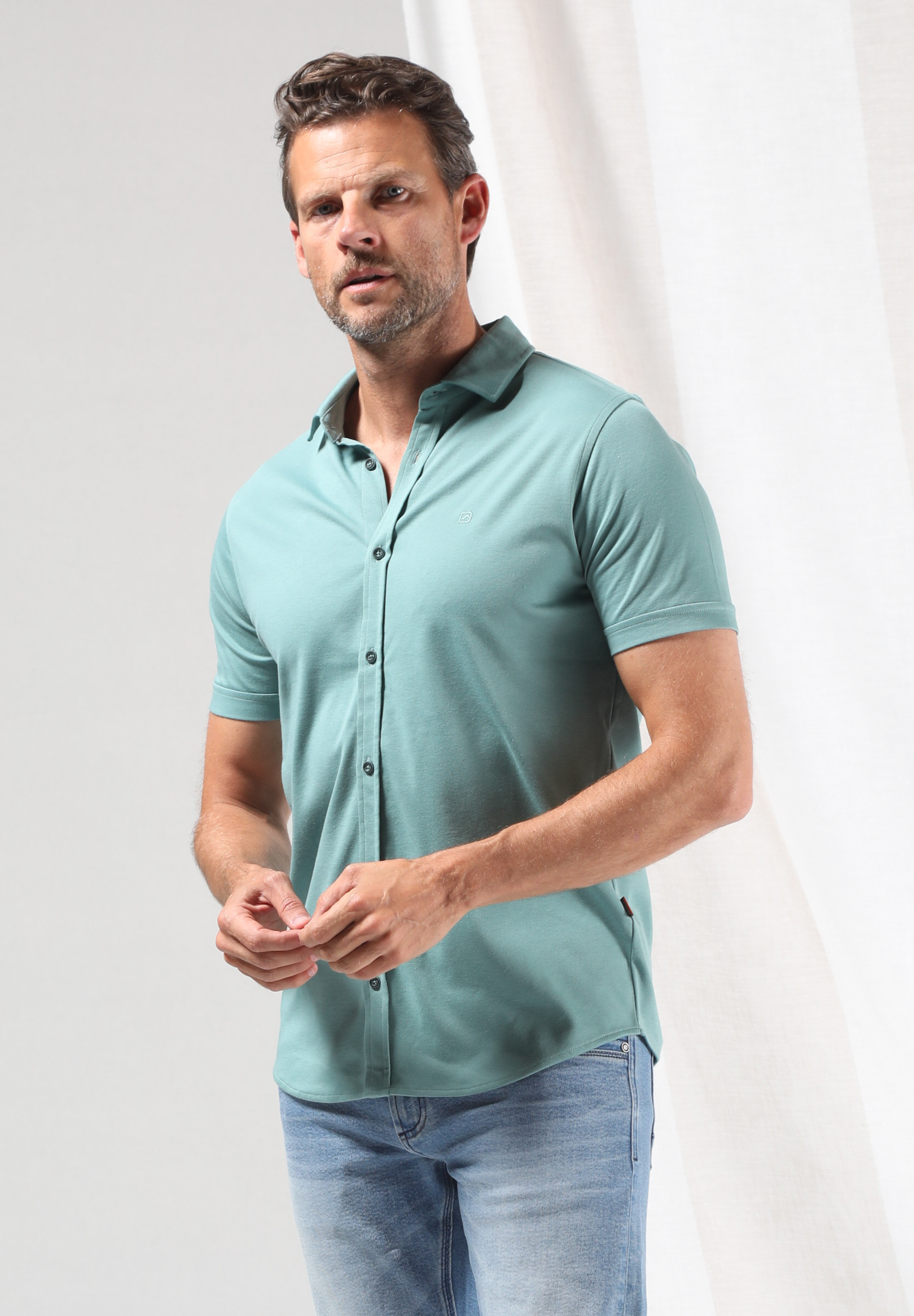 Gabbiano blouse Lagoon green 3365303