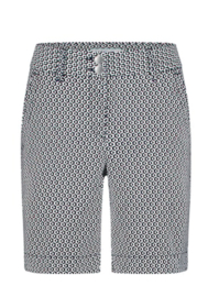 Red button korte broek Ava dark blue