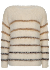 Red button Trui 5118 crème/ Brown