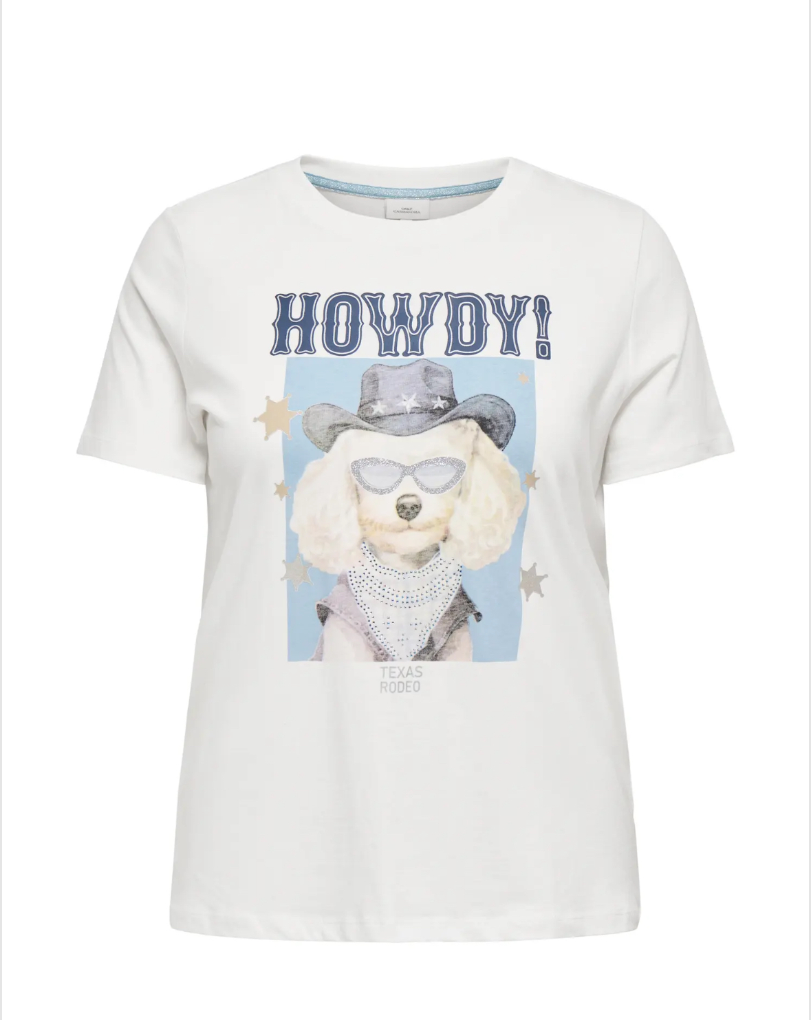 Only Carmakoma top 15368777 white western dog