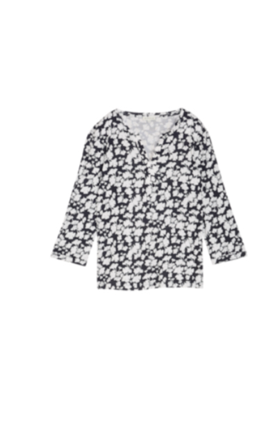 Tom Tailor Top 1050446 blue ginkgo