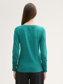 Tom Tailor top longsleeve  green 1033642