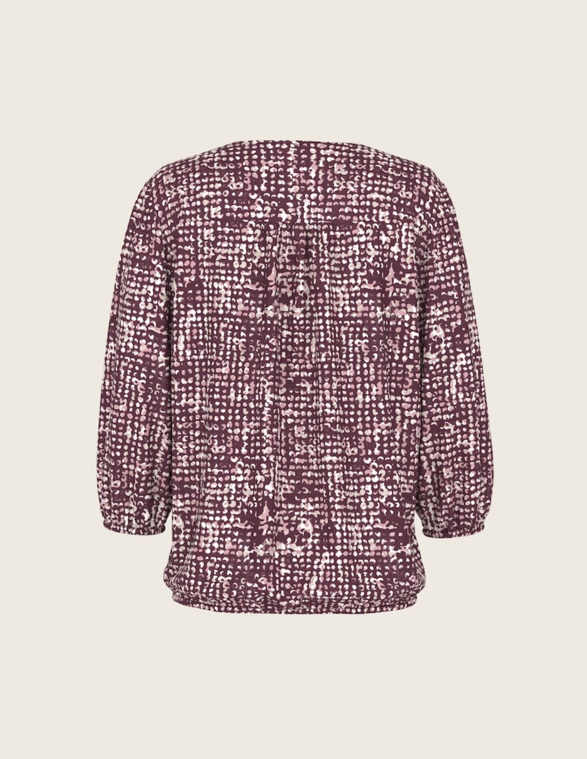 Tom Tailor blouse 1047574 Dark red design