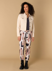 Ivy Beau spijkerjas off white Plien