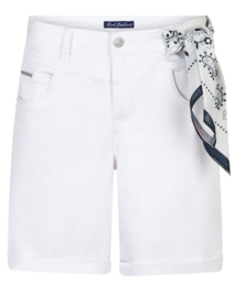 Red button korte broek Relax white&scarf