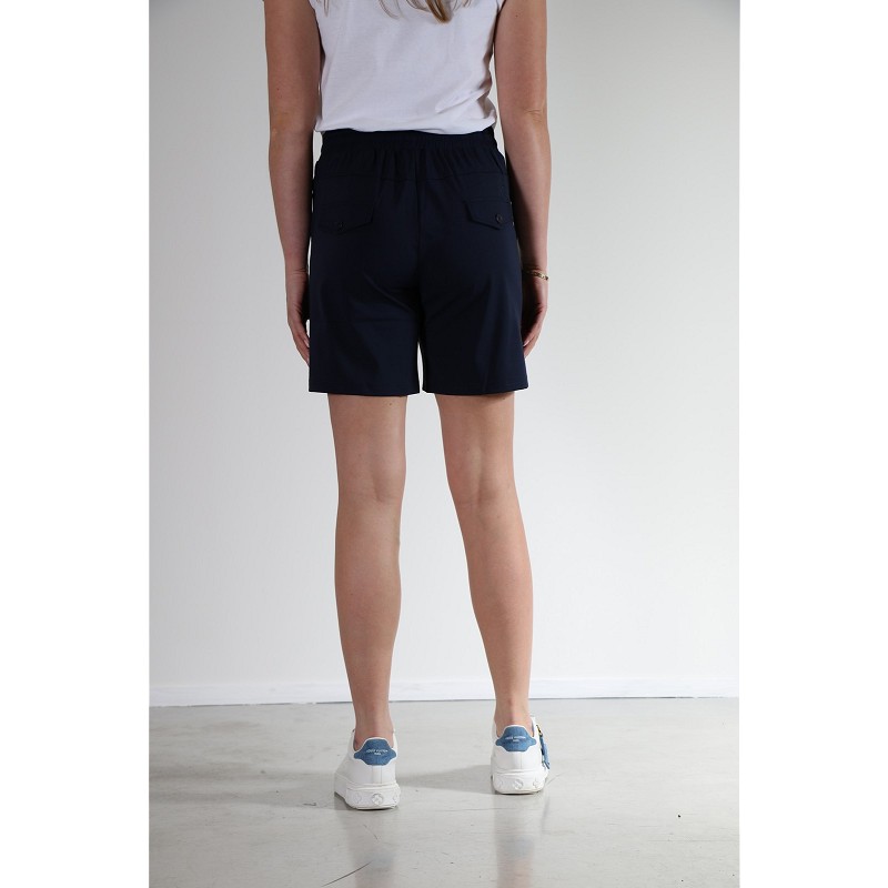 New star Korte Travel Broek Denton navy