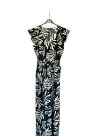 Tom Tailor jumpsuit 1046827 abstract black beige print